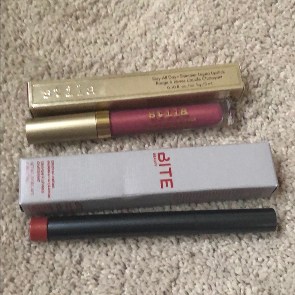 STILA and Bite Beauty lipstick bundle NIB